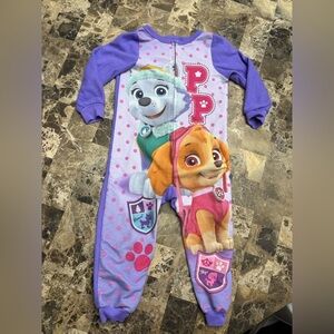 4/30$ Nickelodeon Paw Patrol Kids One Piece Pajama 3 years